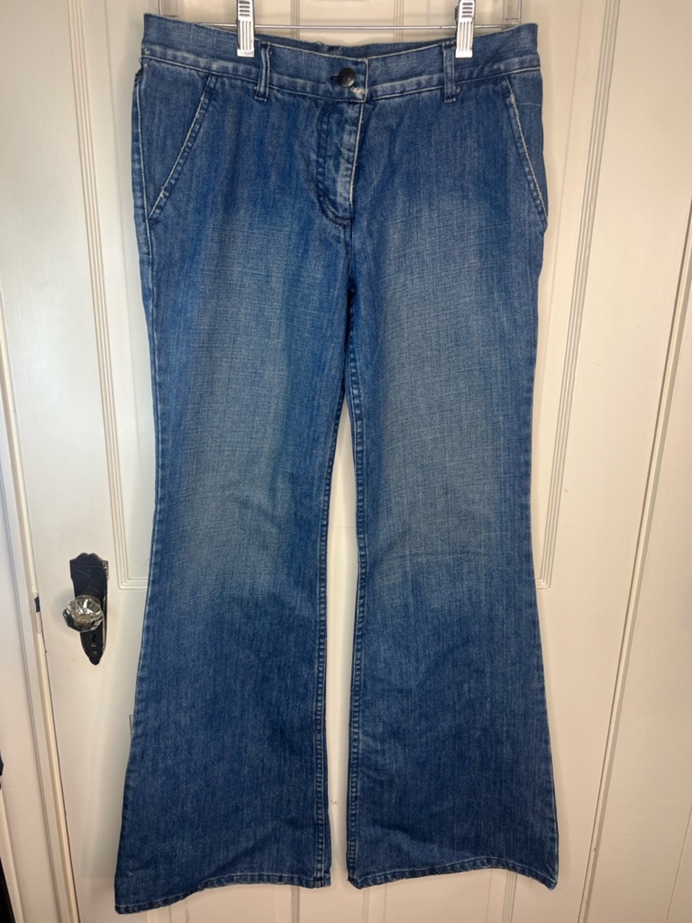 Vintage Y2K Habitual Low Rise Flared Trouser Jeans Sz 29